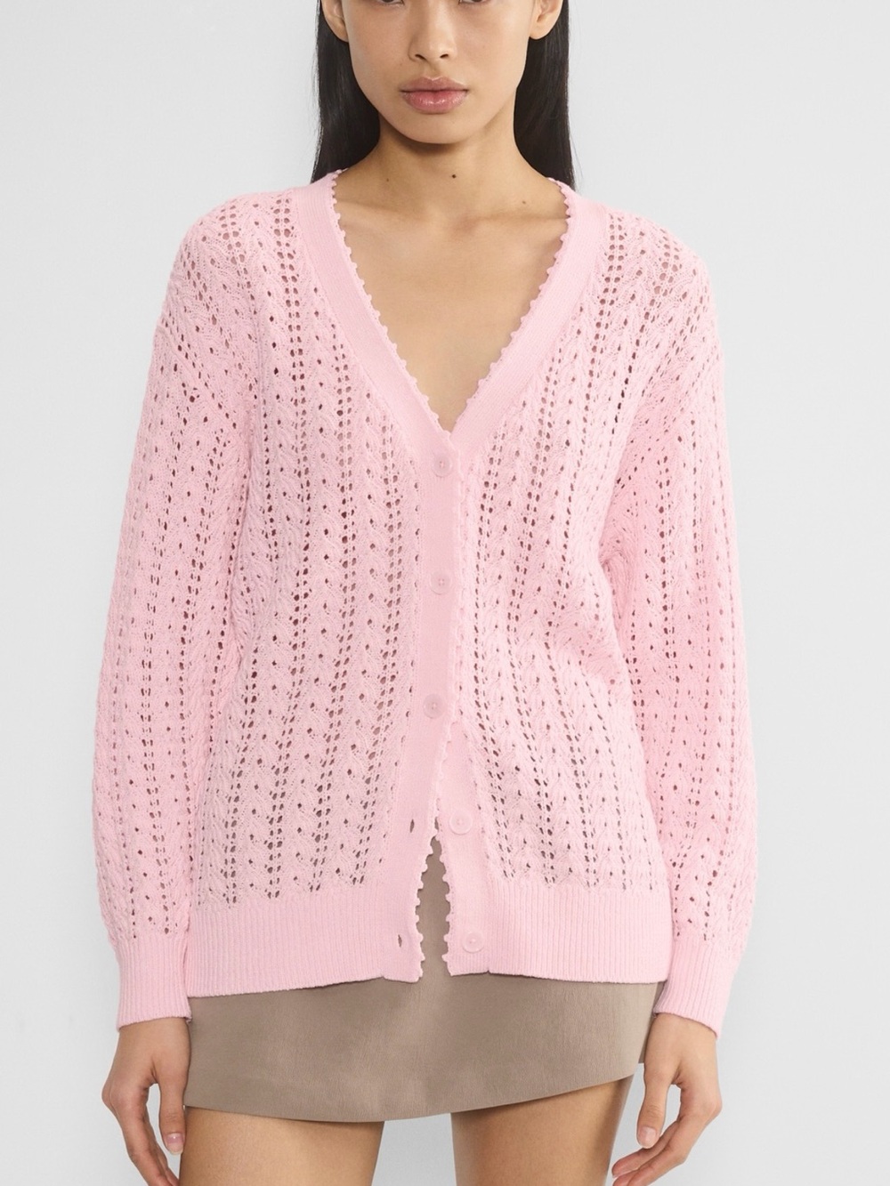 Aritzia Wilfred Reverence Cardigan- Size S. Villa Pink